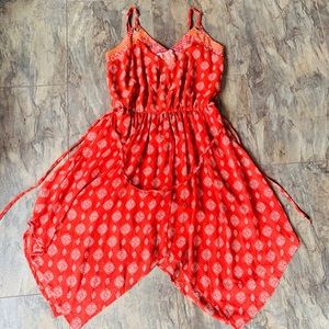 Red orange Target dress!